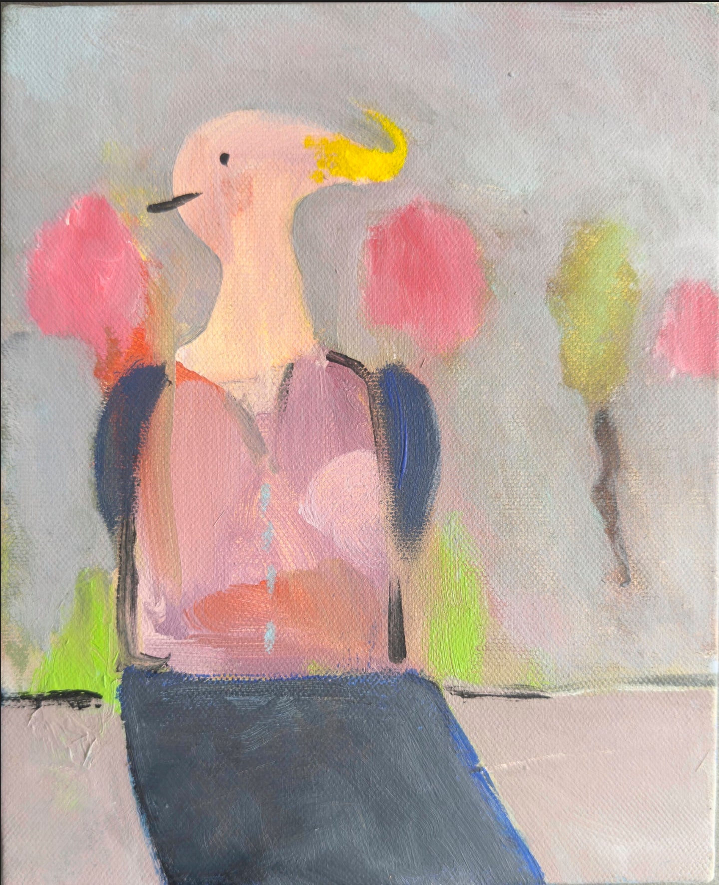 Upper Class Bird 7 x 9 Inches