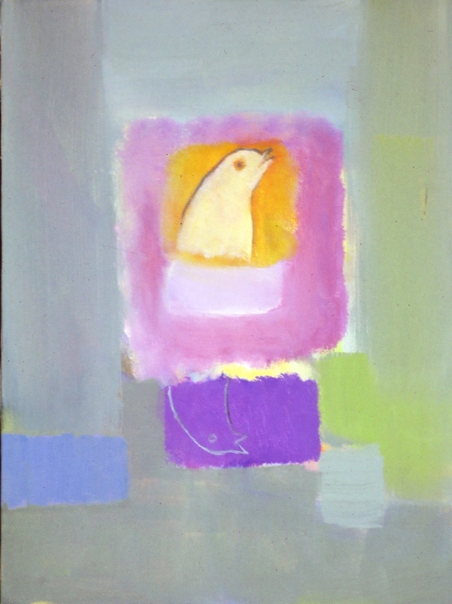 AA - Bird Praying to St. Francis © 1999 12 x 16 Fine Art Print