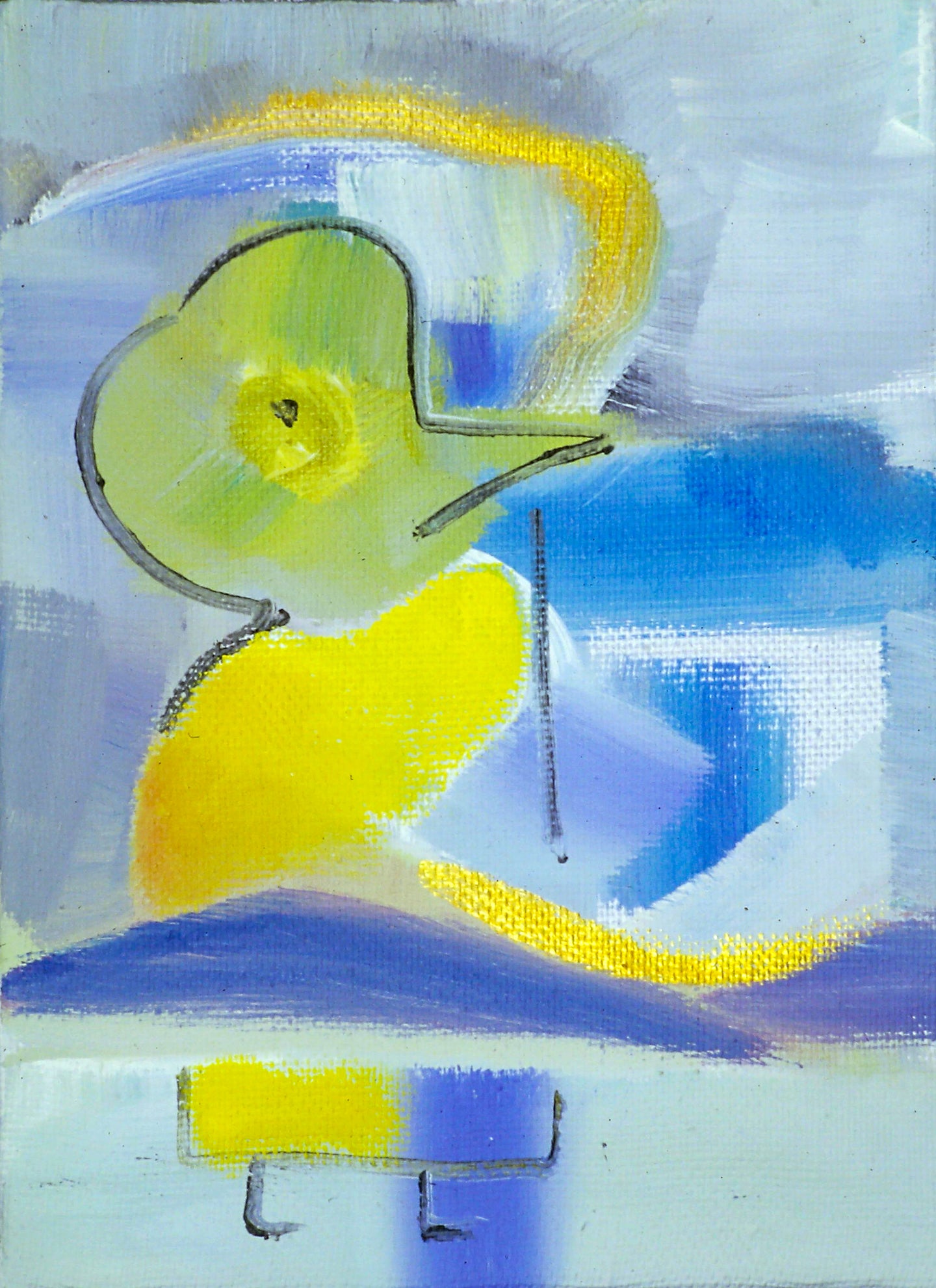 AA - Bird in a Whirl of a World © 2002 12 x 9 fine art print