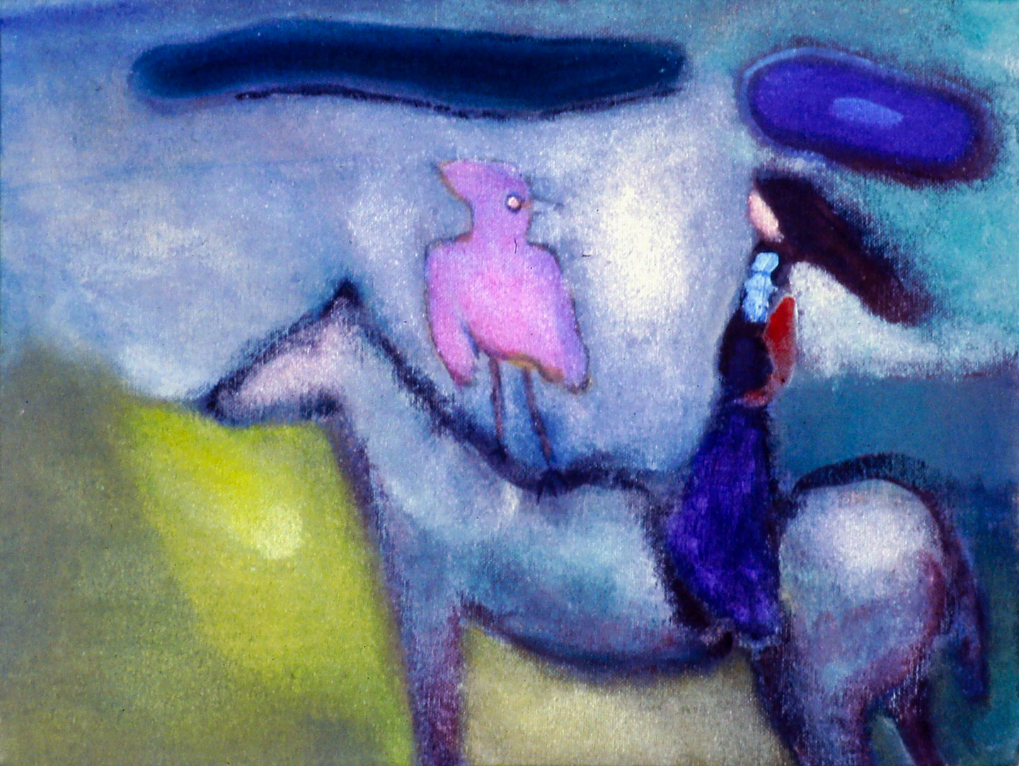 AA - The Maiden & the Bird © 1994 10 x 13 Fine Art Print