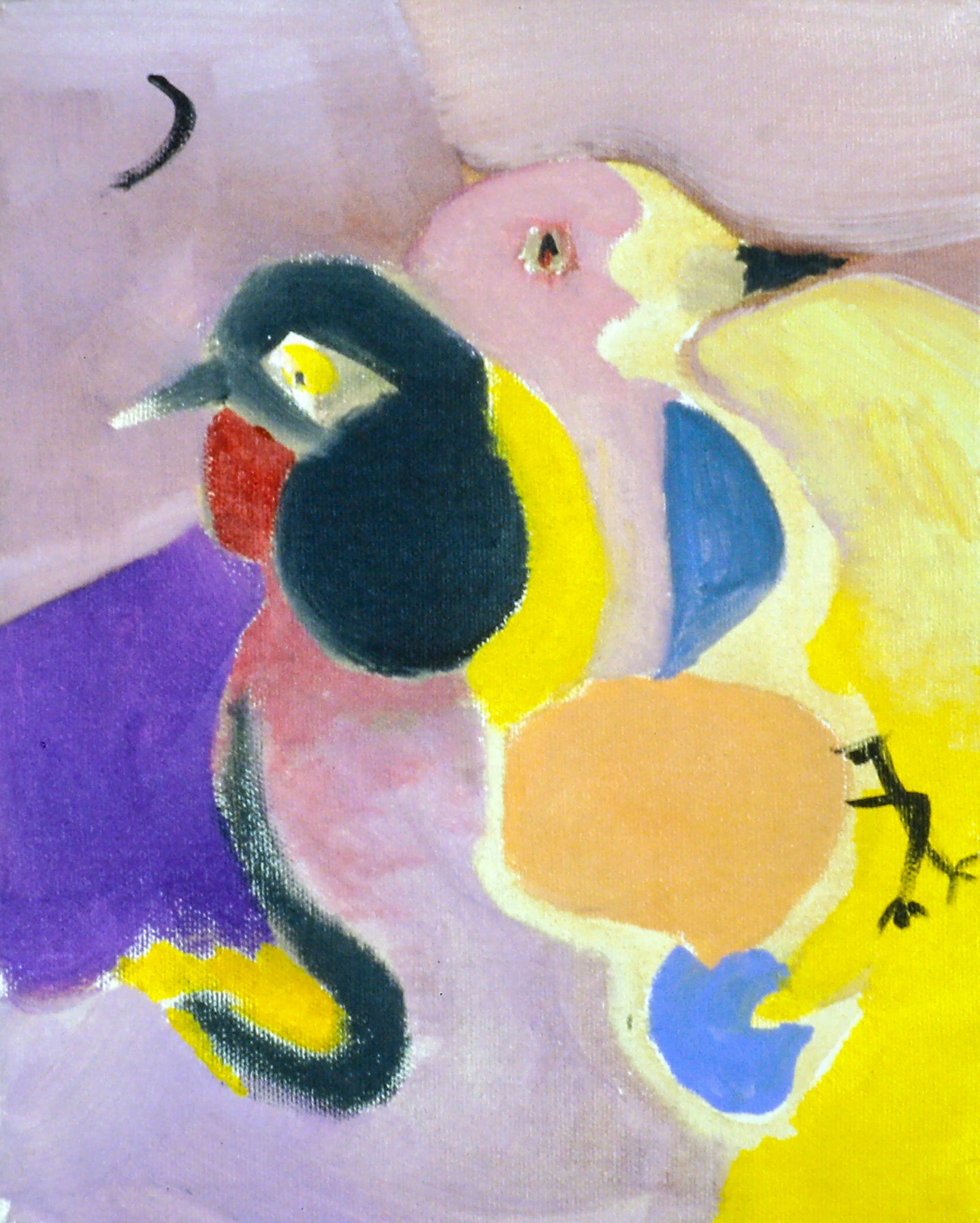 AA - Two Birds Worrying about the Night © 2004 8 x 10 Fine Art Print