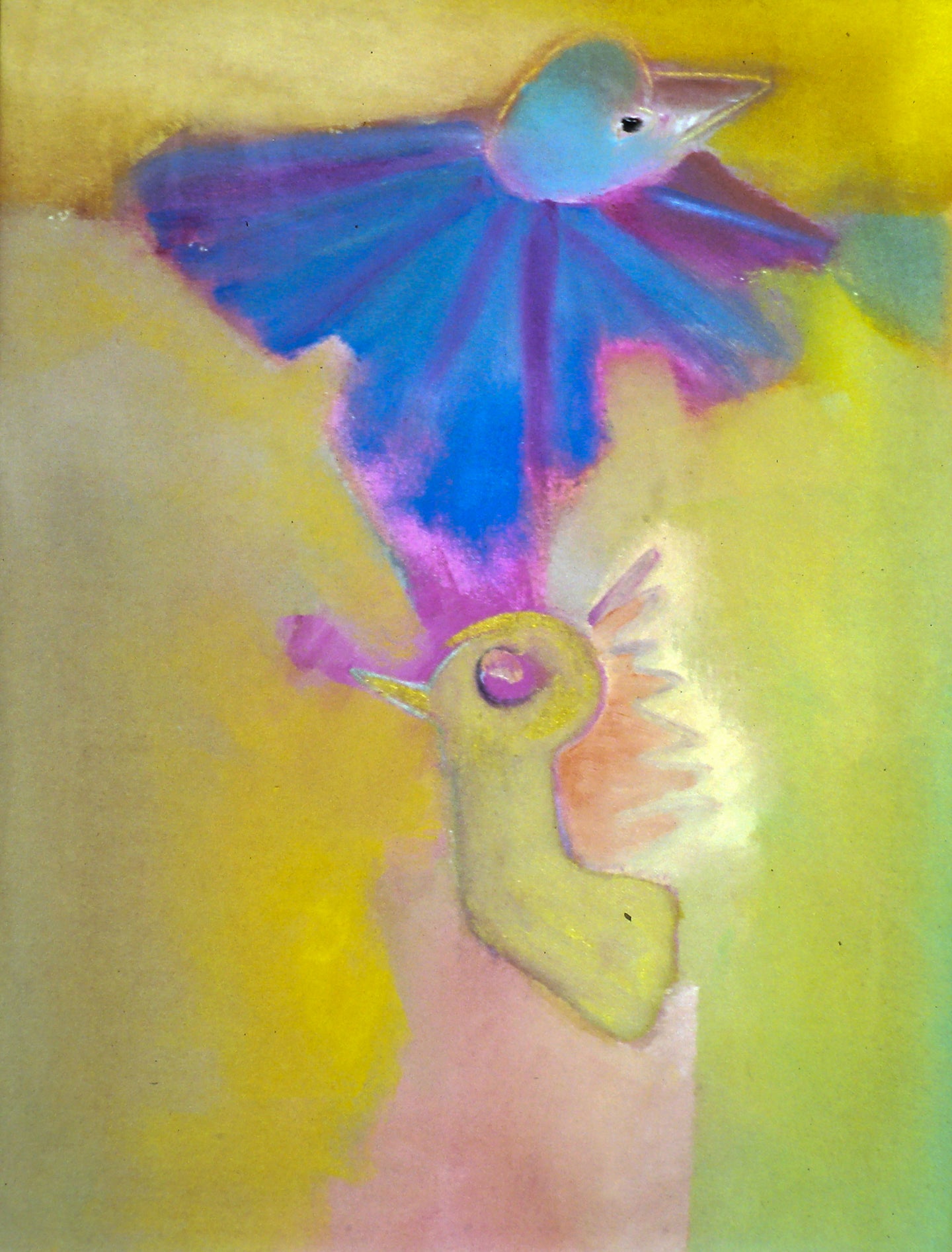 AA - Two Birds in the ___ of Emptiness 12 x 9 © 1999  Fine Art Print