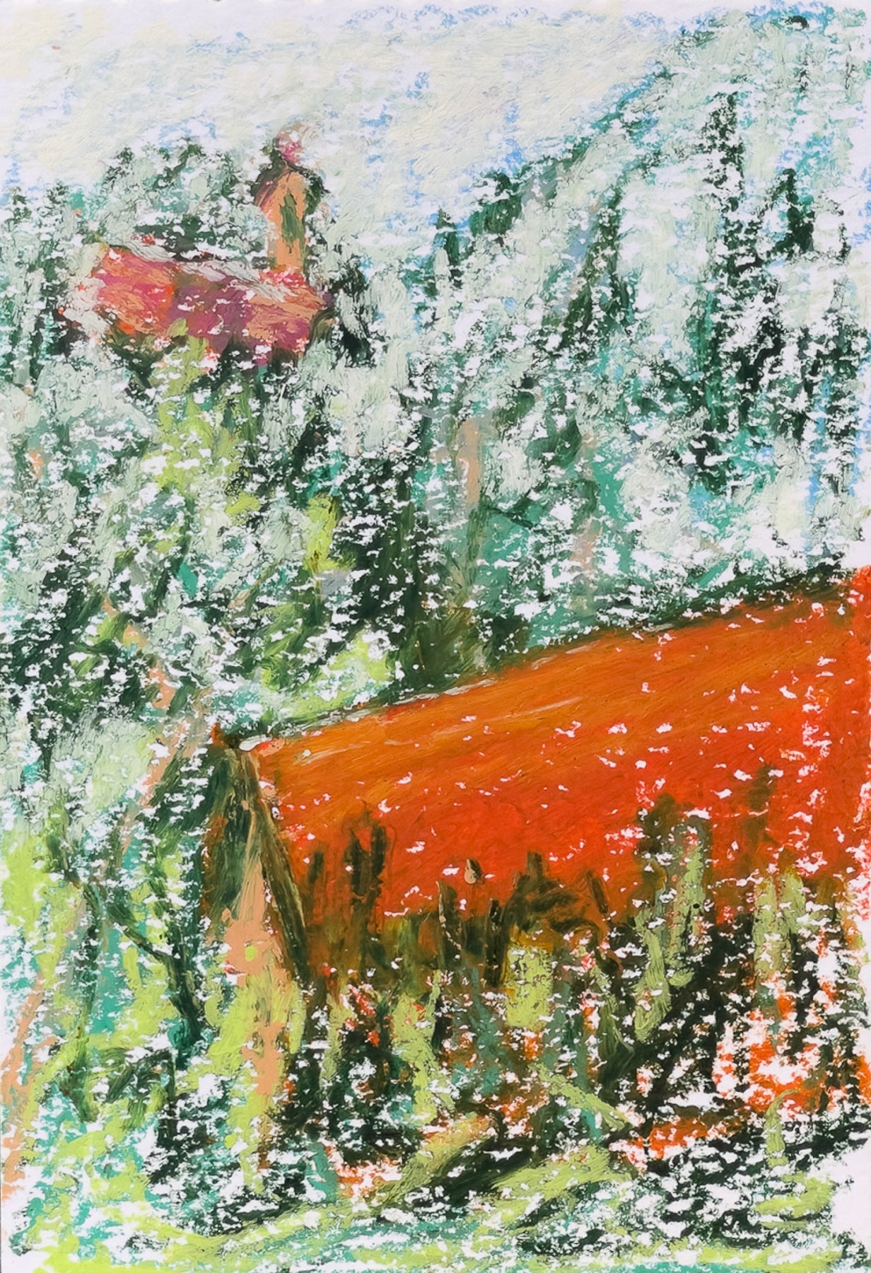 Pastel 8   6 1/2 x 9 (pastel  on paper)